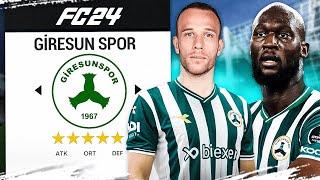 GİRESUNSPORU KURTARIYORUZ ! EA FC 24 GİRESUNSPOR REBUİLD