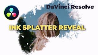 Ink Splatter Reveal in Davinci Resolve Tutorial