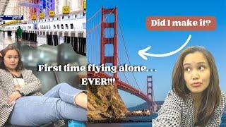 Woman in her 20s flies alone for the first time to San Francisco