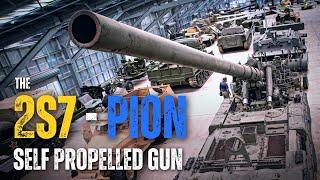 Soviet 2S7 Pion Self Propelled Gun bringing the power of the Peony flower 