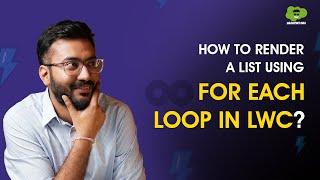 How to Render a List using For Each Loop in LWC  | Step by Step Guide | #lwc