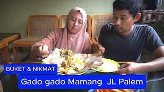 Makan Gado gado porsi besar murah dan nikmat Cuma RP17000