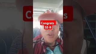 Congrats lasto SWERTRES guide 55 all result 558