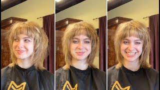 Perfect Short Mullet Layered Haircut Women | Fix a Modern Medium Shag Hair