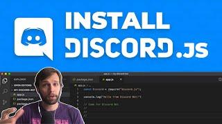 How to install Discord JS for Bot development