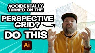 Accidentally turned on the Perspective Grid? Do This.