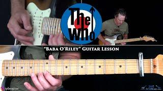 The Who - Baba O'Riley Guitar Lesson