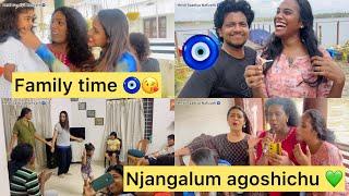 Family vlog ️ | Revealing love story  #heidisaadiya funny vlog NINGAL KAATHIRUNNA UTHARAM 