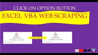 Click on Option Button and Radio Button Excel VBA Web Scraping #vbaexcel #webscraping  #Helloanalyst