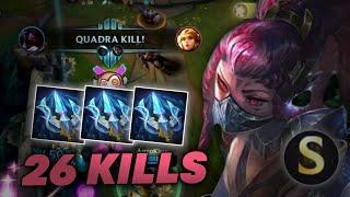 WILD RIFT | AKALI IS STILL BROKEN ? ( 26 KILLS ) NEW BUILD OCEANIDS TRIDENT