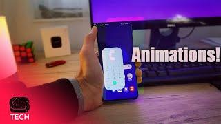 Samsung One Ui 3.0 BETA 4 Animations!