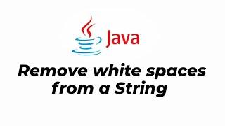 How to remove white spaces from a String using StringBuilder. #java #javabasicsprogram