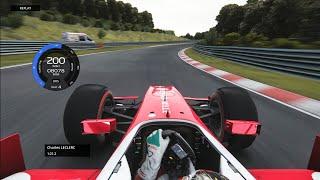 Charles Leclerc RISKY lap around the NORDSCHLEIFE! in his 2017 F2 car 