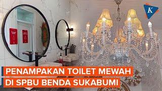 Intip Mewahnya Toilet SPBU di Sukabumi, Seperti di Hotel Berbintang