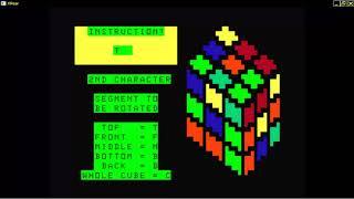 4D Romik Cube 1983Stewart, D M  DRAGON DATA LTD DRAGON 32 64 COMPUTER