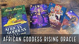 African Goddess Rising Oracle | Unboxing and Flip Through