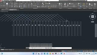 6. Three Phase Double Layer Winding Design in AUTO CAD.