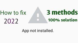 How to fix app not installed android, ios apk not installing , how to fix apk not installed android