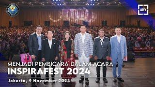 Menjadi Pembicara dalam Acara Inspirafest 2024