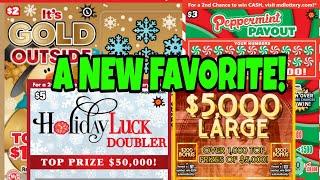  HOLIDAY LUCK DOUBLER IS STILL WINNING! MD LOTTERY CHRISTMAS HOLIDAY SCRATCH OFF TICKET #scratchers