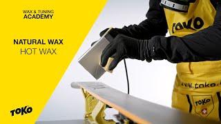 Touring Ski: Hot Waxing Natural Wax