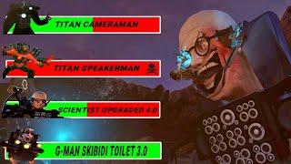 skibidi toilet 66-67 with healthbars boss fight Gman VS Titan Boss camera and speaker #skibiditoilet