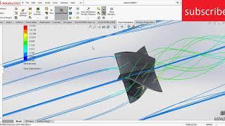 External Windmill flow simulation in solidworks fully explained for beginners from scratch