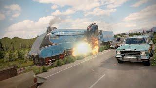 LNER Mallard Train & Car Crash Animation Short Film
