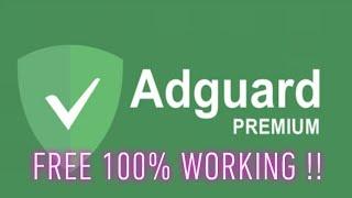 Adguard Premium FREE 100% WORKING !!