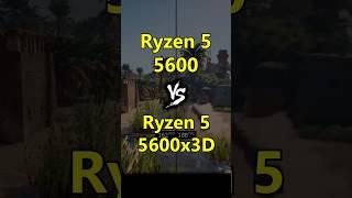 Ryzen 5 5600 vs Ryzen 5 5600x3D Test in Games