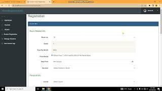 Hostel Management System In PHP with free source code