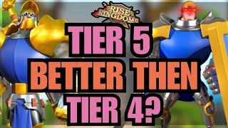 Which troop is the BEST? Are T5 worth it or are T4 better? Rise of Kingdoms !