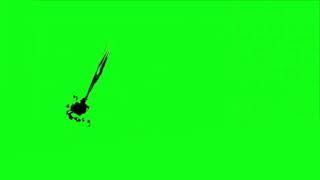Persona 5 All-out attack Blood spill (greenscreen)
