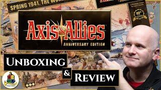 Axis and Allies - NEW Anniversary Edition - Unboxing, Review, Strategy!