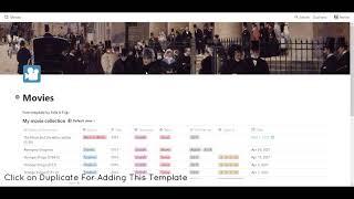 Free Notion Templates For Movie Collection