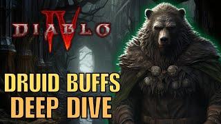 DRUID BUFFS! New MASSIVE Diablo 4 Balance Patch.