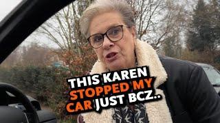 Karen Stops Car Because Of Window Tints  | CATERS CLIPS