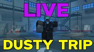 PLAYING WITH FANS IN DUSTY TRIP ROBLOX