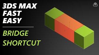 How to Assign a Shortcut to 3ds Max Bridge Operation