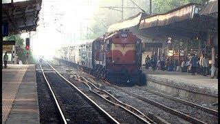 Twin Diesel Firing : Lovely GTL WDM3A Twins with Rajkot Secunderabad Express : Indian Railways