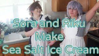 Sora and Riku Make Sea Salt Ice Cream | Cooking Skit