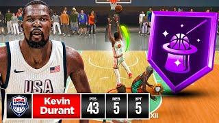 Team USA KEVIN DURANT BUILD is A MENACE to REC PLAYERS  in NBA 2K24!