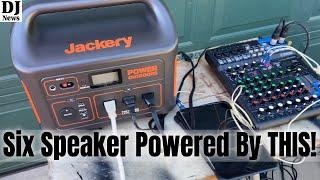 How Long Can A Jackery Explorer 880 (Home Depot Version) Power Four Subs and Two Top Speakers