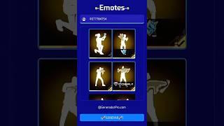 CONSIGUE TODOS LOS EMOTES GRATIS#freefire #freefiremax #viralshorts #garenafreefire #parati