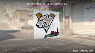 Counter Strike 2 - All Stockholm 2021 Foil Stickers Showcase