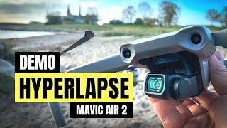 DJI MAVIC AIR 2 HYPERLAPSE TEST UNDER REAL CONDITIONS (free samples) // Mavic Air 2 Features