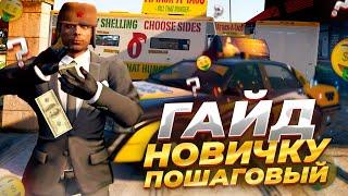 ПОШАГОВЫЙ ГАЙД ДЛЯ НОВИЧКА НА GTA 5 RP GRAND RP