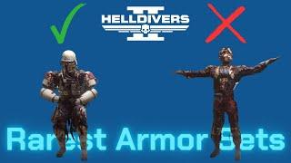 Helldivers 2 Rarest Armor Sets (Stats And Passives)