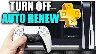 How To Turn Off PlayStation Plus Auto Renew On PS5 - Easy Guide