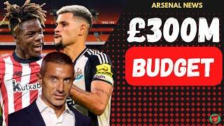 BIG BUDGET!! Arsenal To Spend £300M This Summer | Andrea Berta's Top Target Revealed